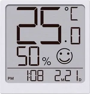 Термогигрометр цифровой BALDR B0552STH-V3, белый, изображение 1