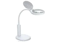 Лупа Kromatech настольная 2,3x/6x, 108/21 мм, аккумуляторная, с подсветкой (8 LED) TJ108C