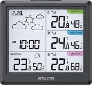 Метеостанция BALDR B0389WST4H4-V3 с тремя датчиками, черная