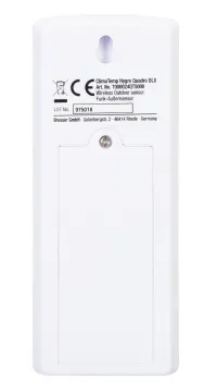 Гигрометр Bresser ClimaTemp Hygro Quadro с тремя датчиками, серый, изображение 7