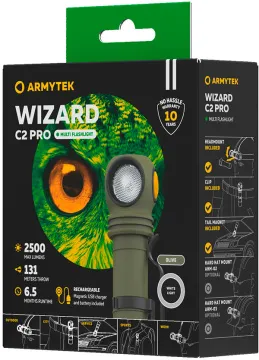 Мультифонарь Armytek Wizard C2 Pro Magnet USB, белый свет, изображение 2