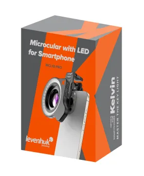 Микрокуляр для телефона с подсветкой Levenhuk Kelvin MCL10 PRO, изображение 3