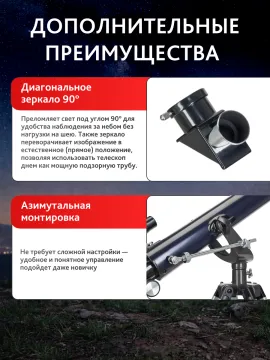 Телескоп Levenhuk New Skyline BASE 60/700 AZ2, изображение 19
