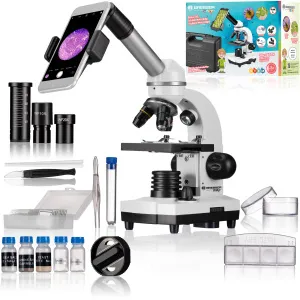 Микроскоп Bresser Junior Biolux SEL 40–1600x, белый, в кейсе, изображение 6