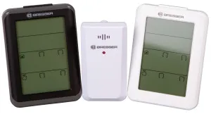 Гигрометр с часами Bresser MyClimate, белый, изображение 2