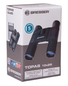 Бинокль Bresser Topas 10x25 Yellow, изображение 8