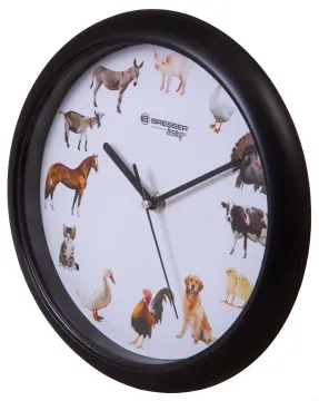 Часы настенные Bresser Junior, 25 см, с животными, изображение 3